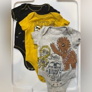 Star Wars Baby Bodysuit Trio - 0-3 Months